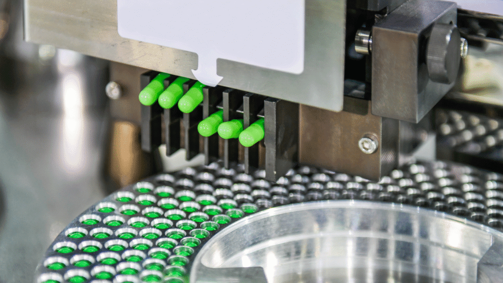Capsule Manufacturing line.